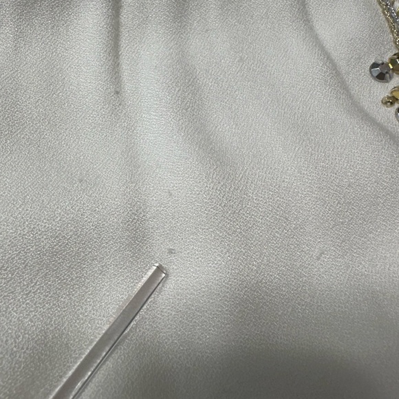 Lilly Pulitzer XS DRESS White with gold and silver embellishments - Picture 11 of 15